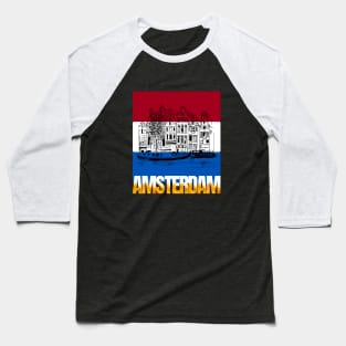 Dutch Pride in Amsterdam Baseball T-Shirt